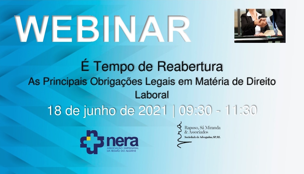 Webinar - É Tempo de Reabertura