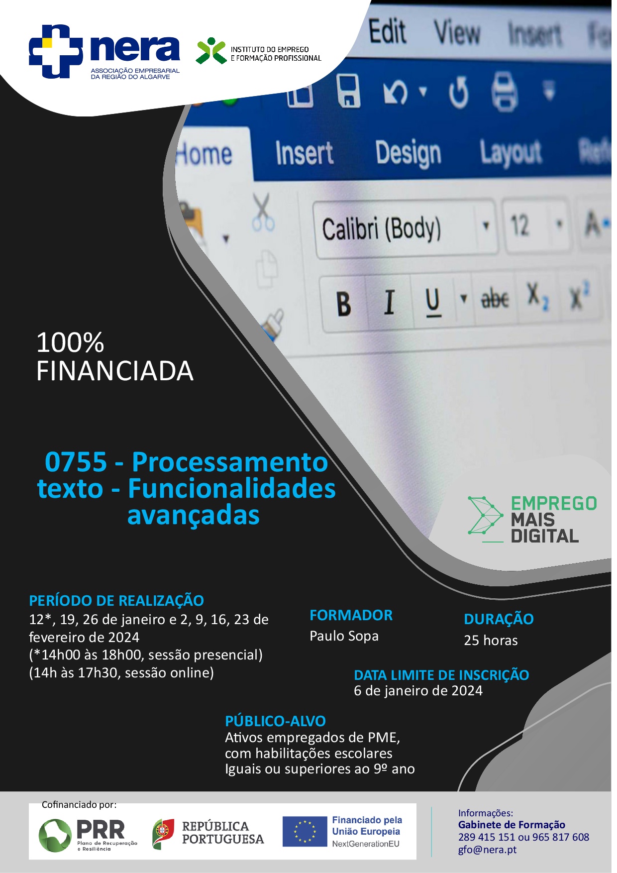 Processamento de texto- Funcionalidades avançadas