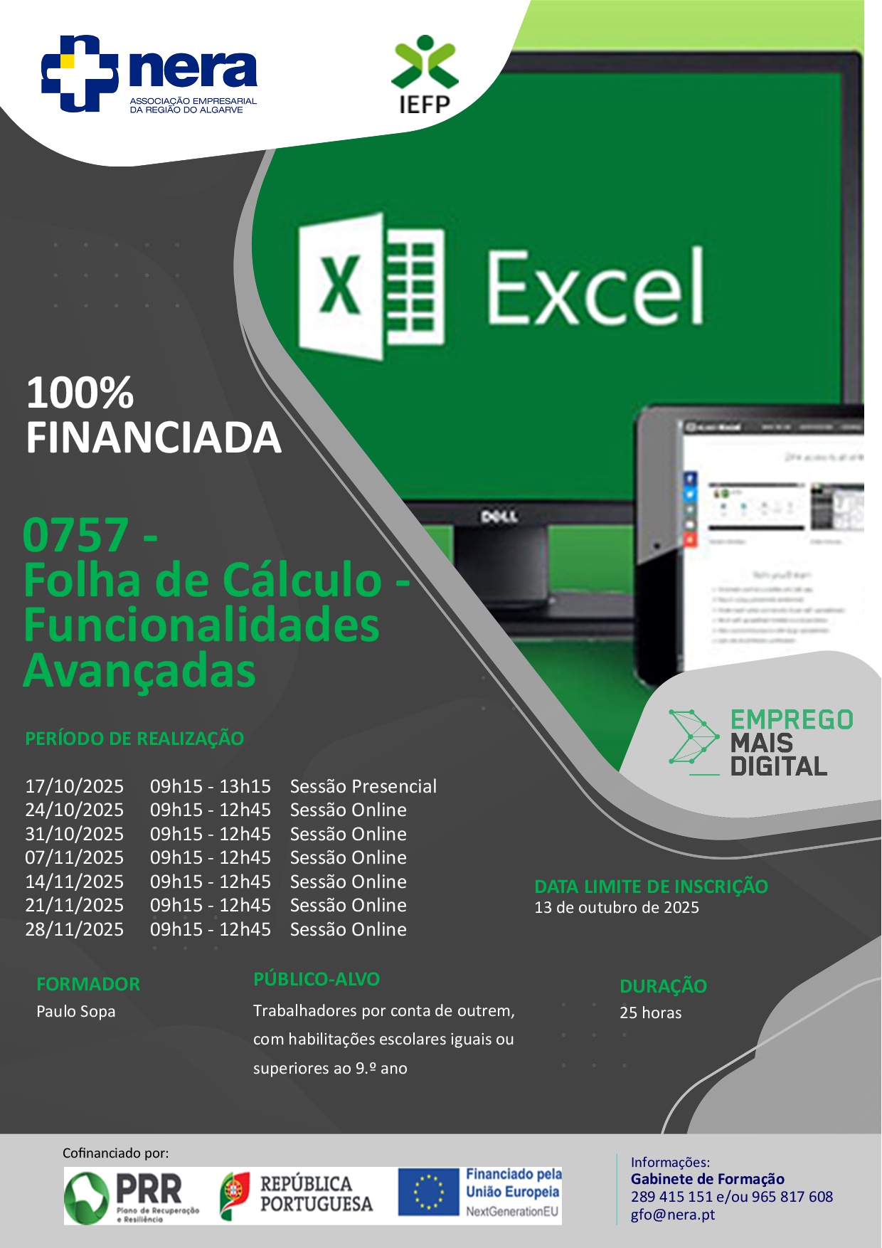 Folha de Cálculo - Funcionalidades Avançadas